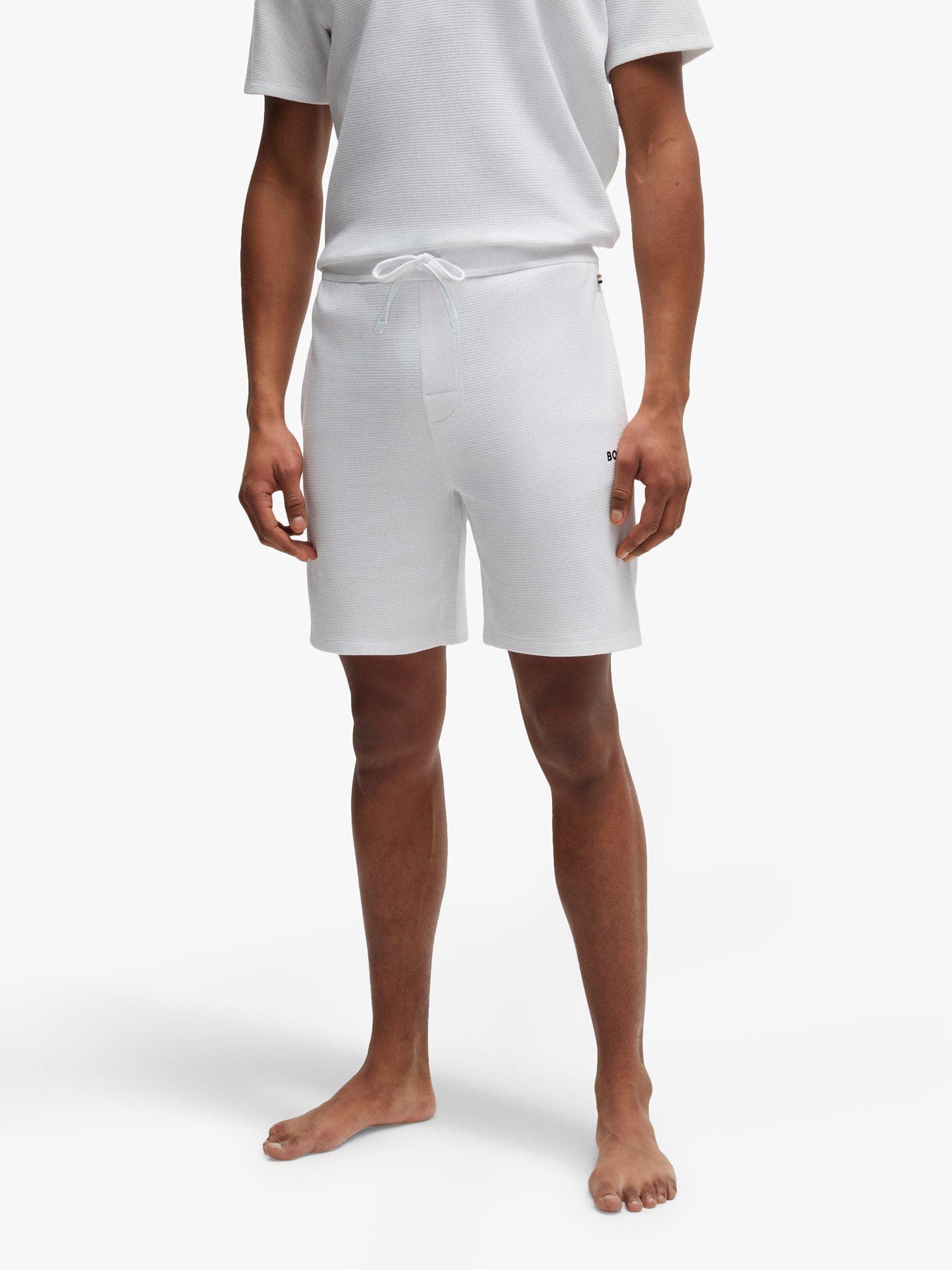 BOSS Waffle Shorts, Open White