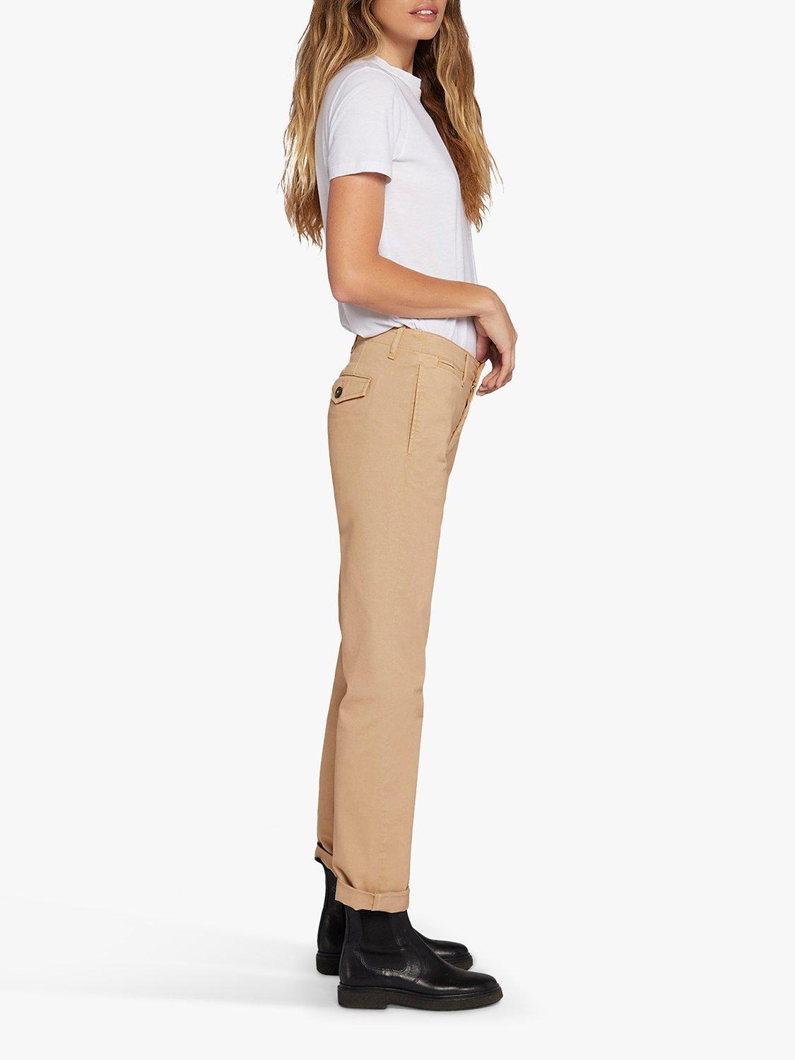 Current/Elliott The Captain Chino Trousers, Sand, W23/L27