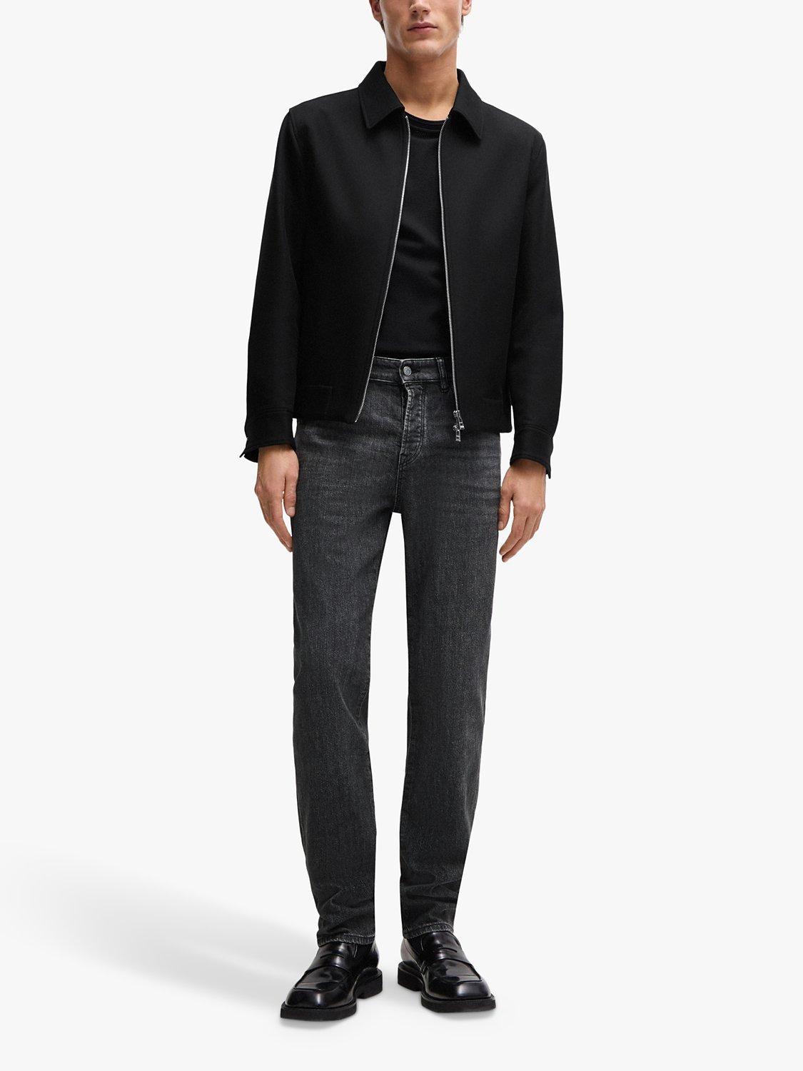 Product image 3 of 6, which shows BOSS Maine Regular Fit Jeans, Medium Grey, 33L