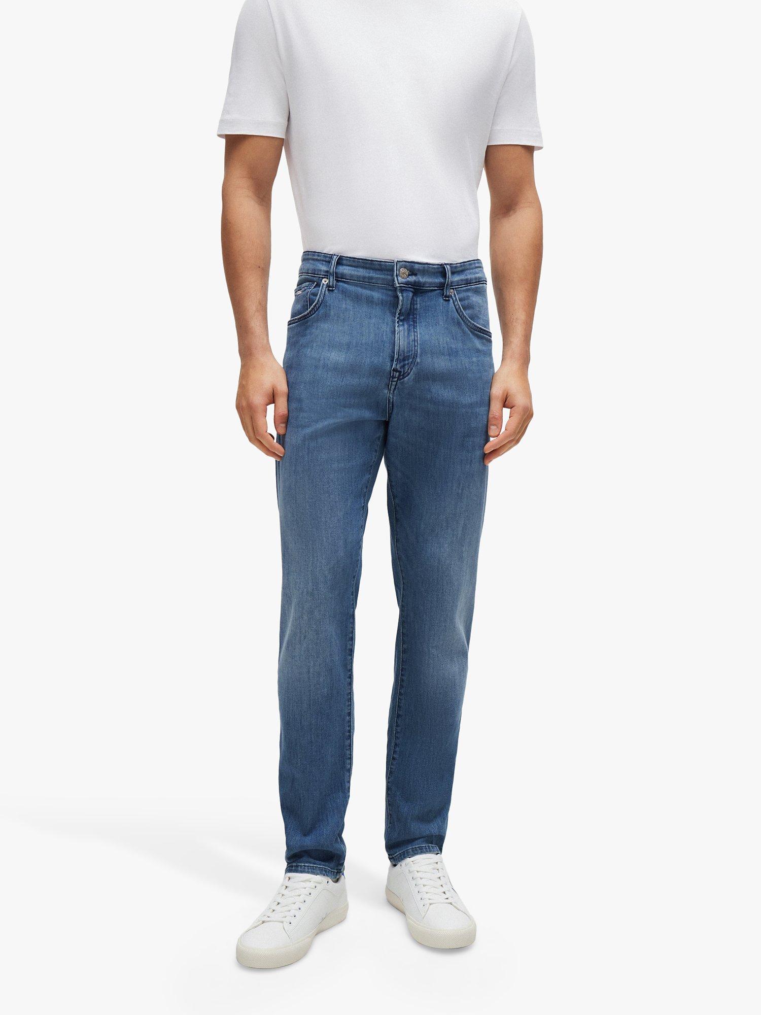 Product image 1 of 6, which shows BOSS Maine Denim Jeans, Bright Blue, 38S
