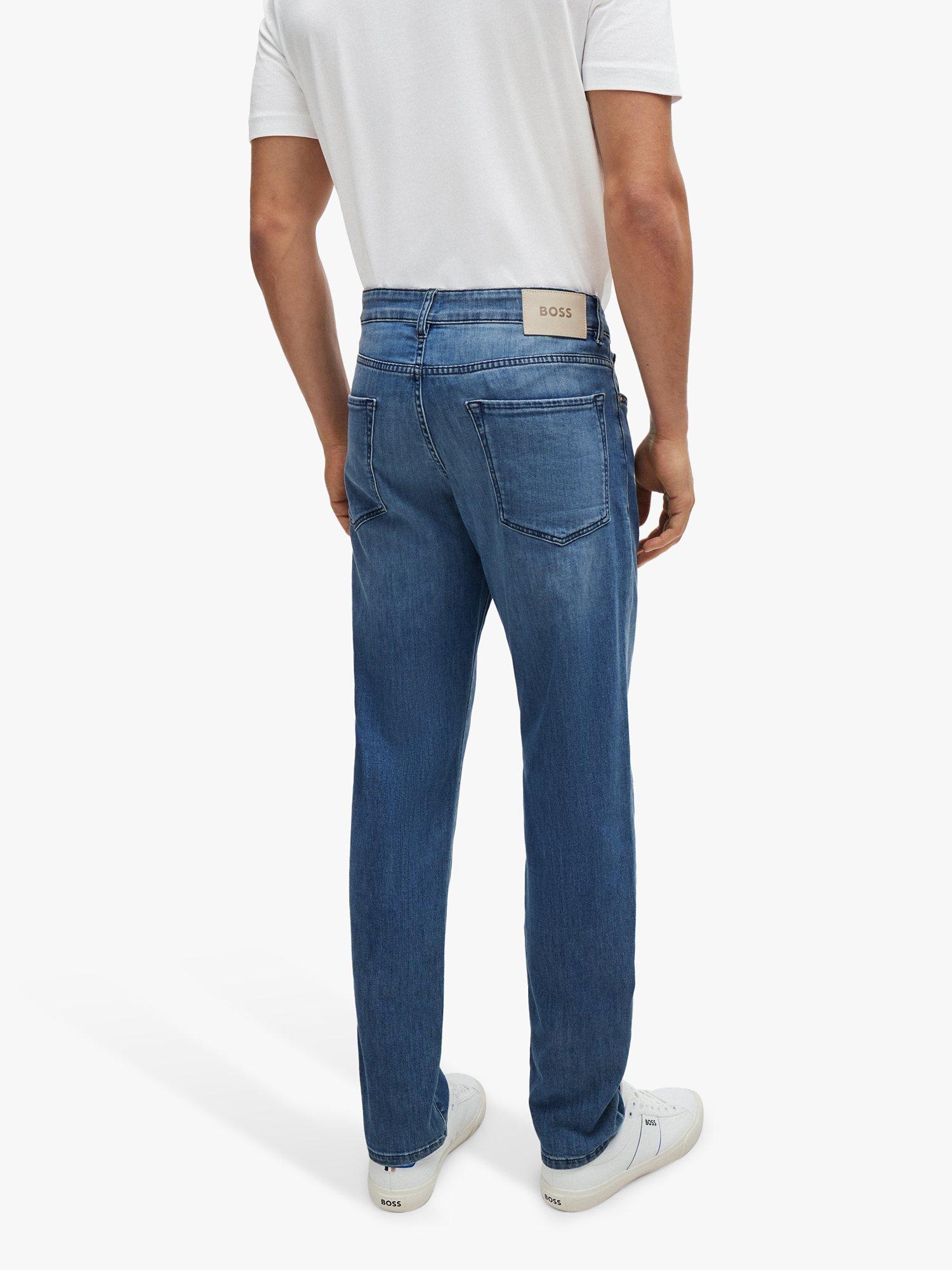 Product image 2 of 6, which shows BOSS Maine Denim Jeans, Bright Blue, 38S