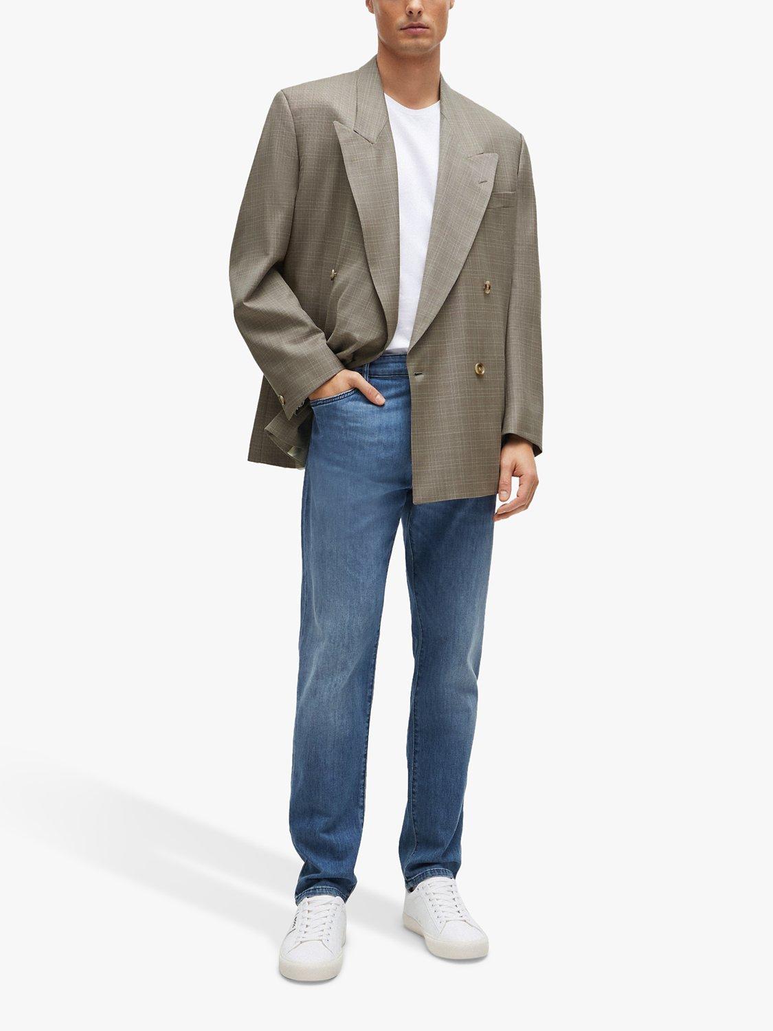 Product image 3 of 6, which shows BOSS Maine Denim Jeans, Bright Blue, 38S