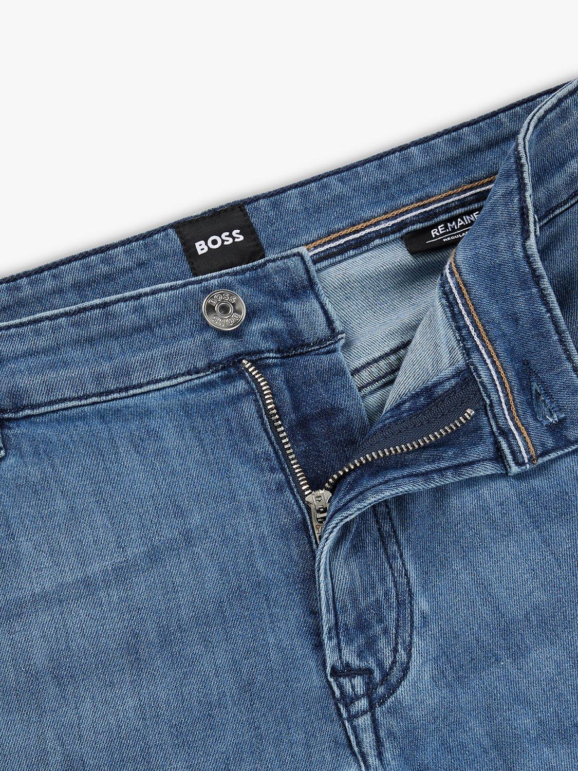 Product image 6 of 6, which shows BOSS Maine Denim Jeans, Bright Blue, 38S