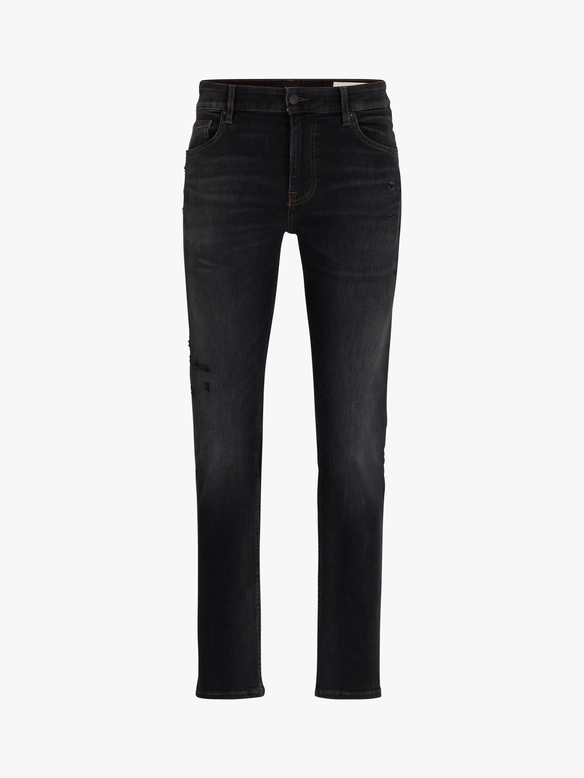 Product image 4 of 6, which shows BOSS Delaware Slim Fit Jeans, Dark Grey, 31R