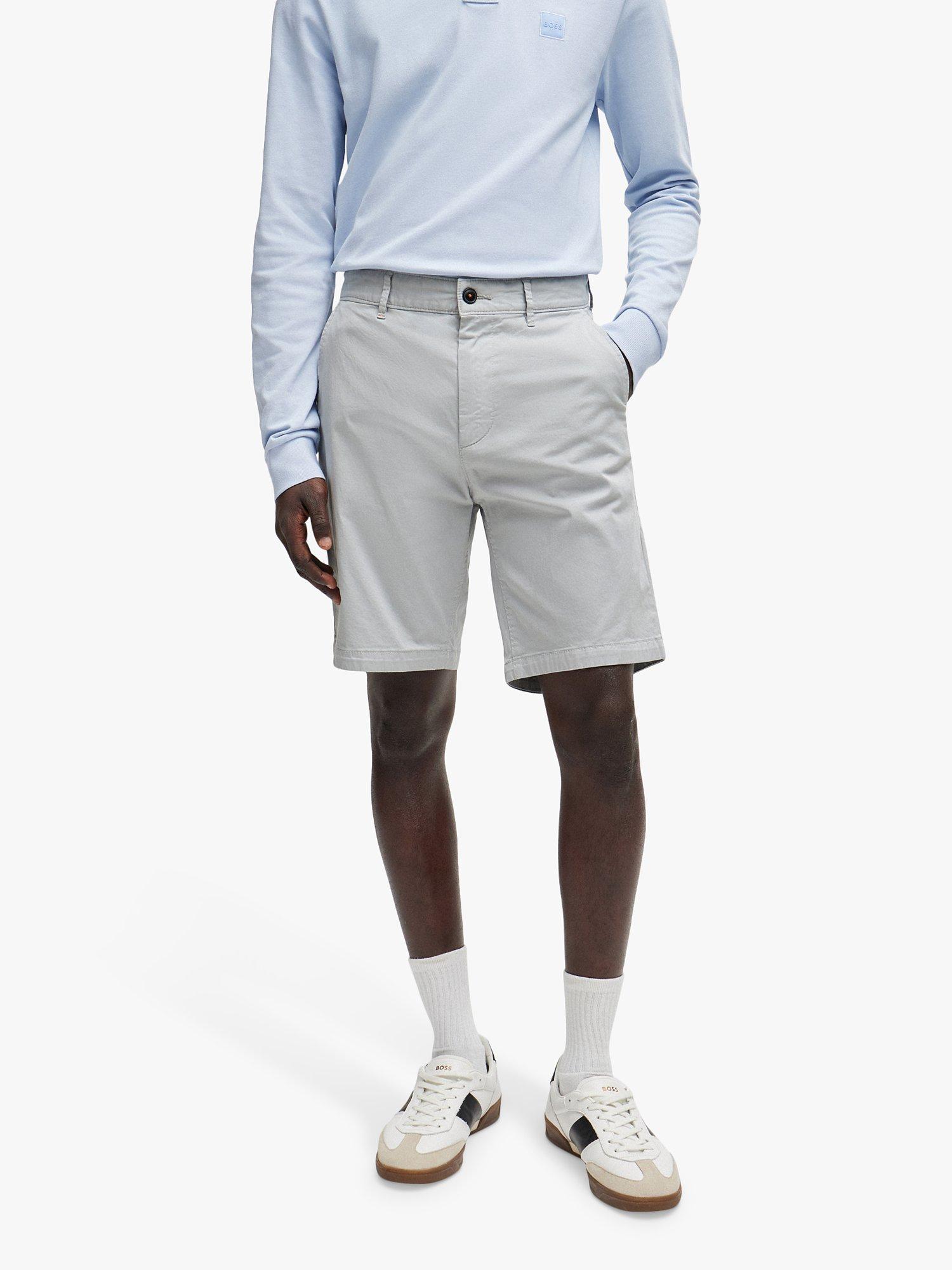 Product image 1 of 6, which shows BOSS Chino Shorts, Light/Pastel Grey, 38