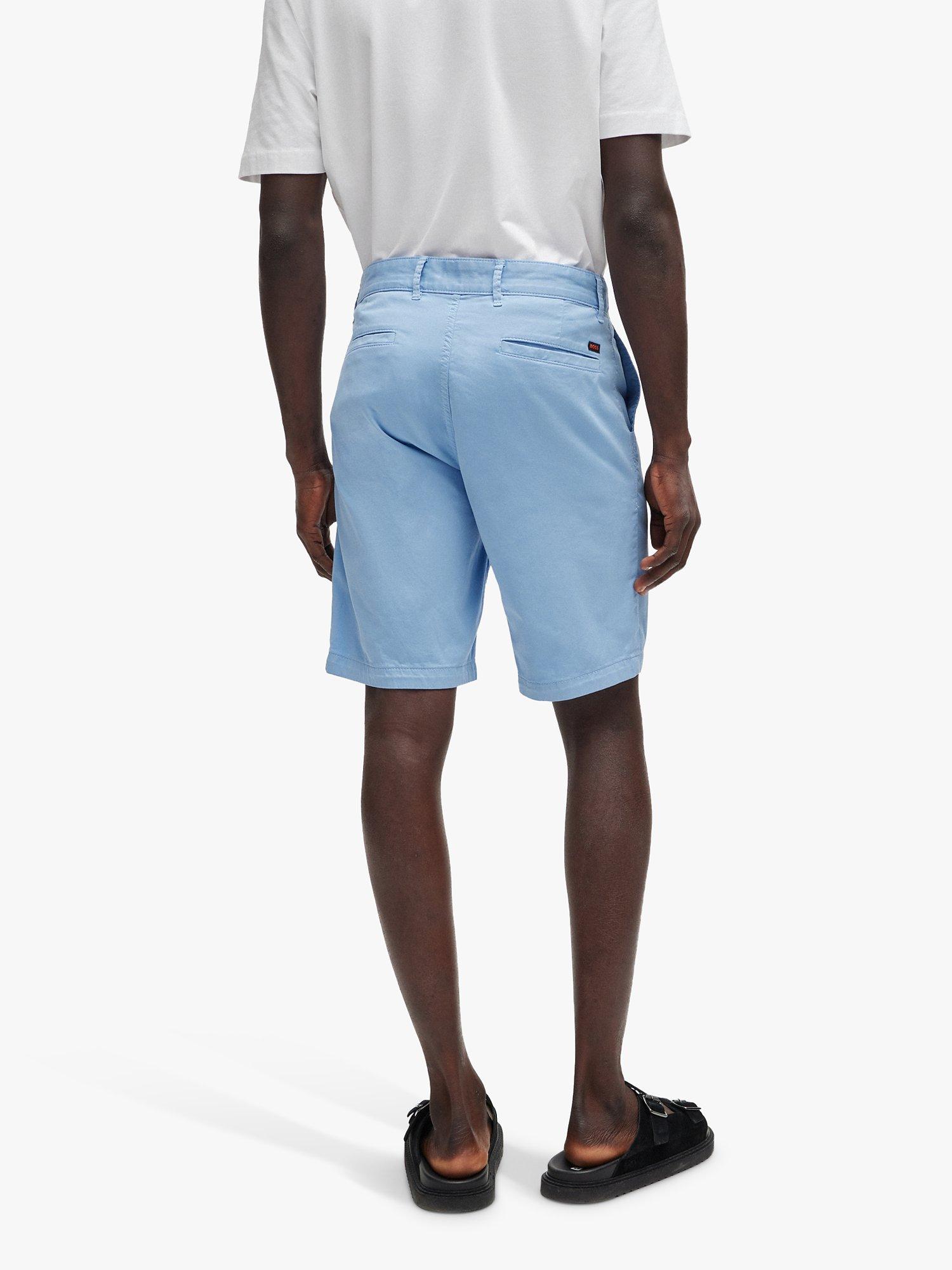 Product image 2 of 6, which shows BOSS Slim Fit Chino Shorts, Pastel Blue, 35