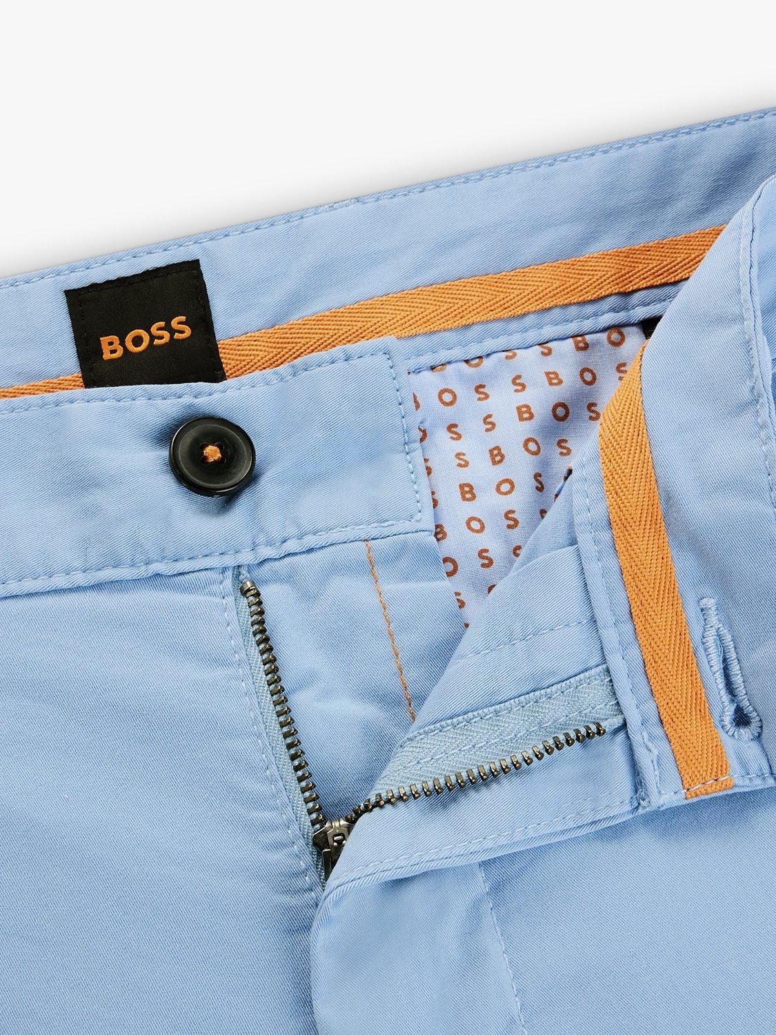 Product image 5 of 6, which shows BOSS Slim Fit Chino Shorts, Pastel Blue, 35