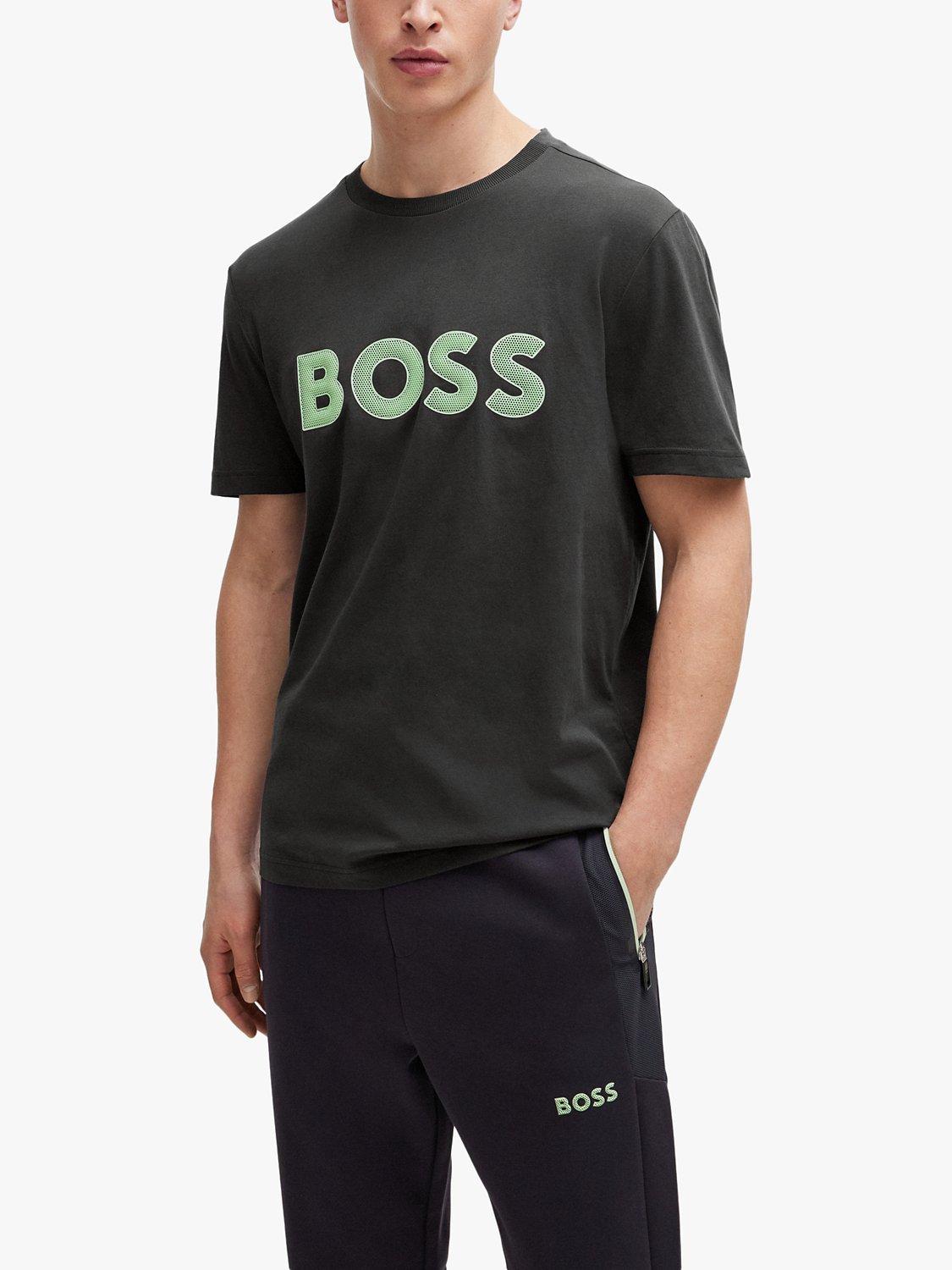 BOSS Large 3D Mesh Logo T-Shirt