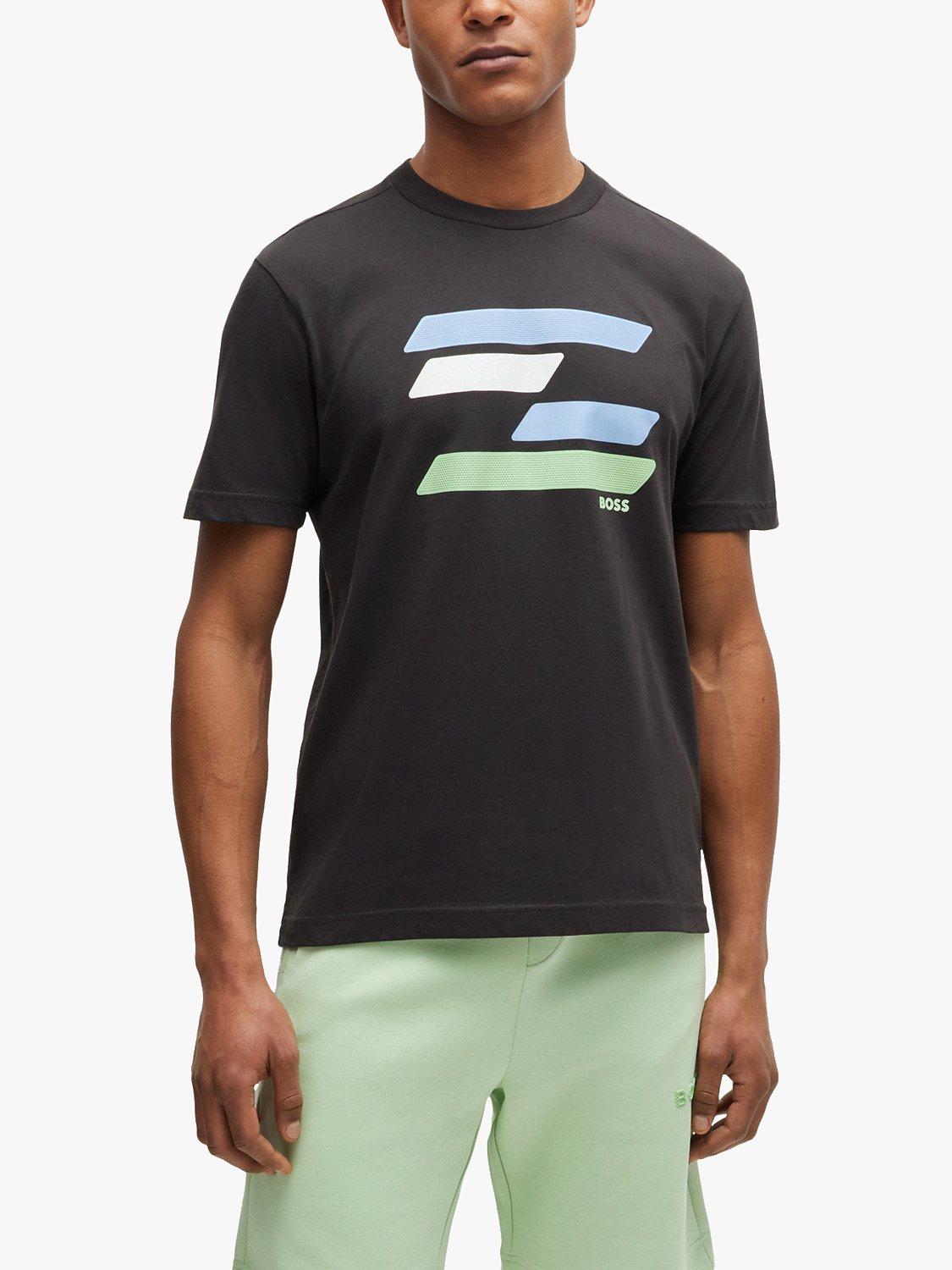 BOSS Flag Short Sleeve T-Shirt, Charcoal