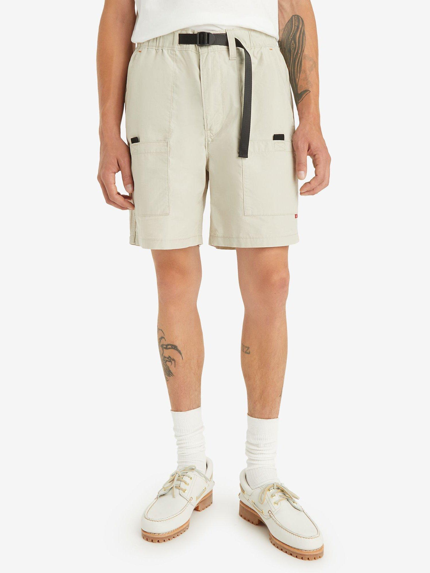 Levi's Utility Belted Shorts, Feather Gray