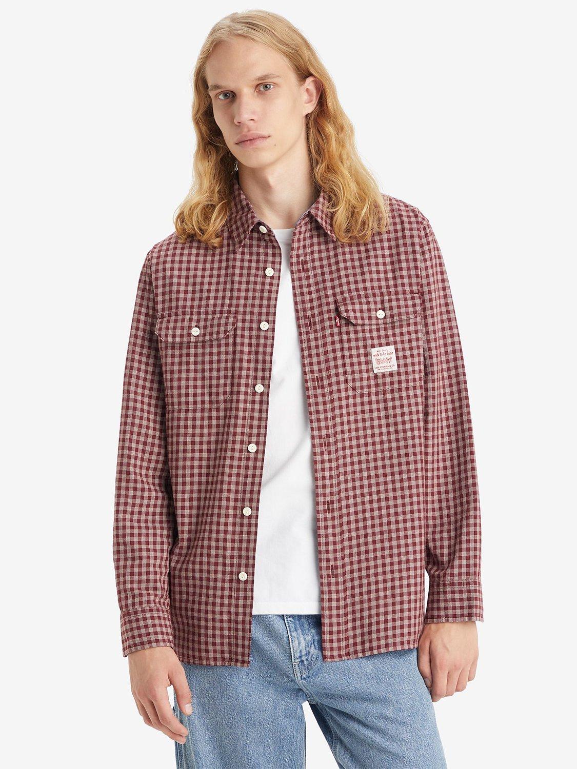 Levi's Classic Checked Worker Shirt, Red/Multi