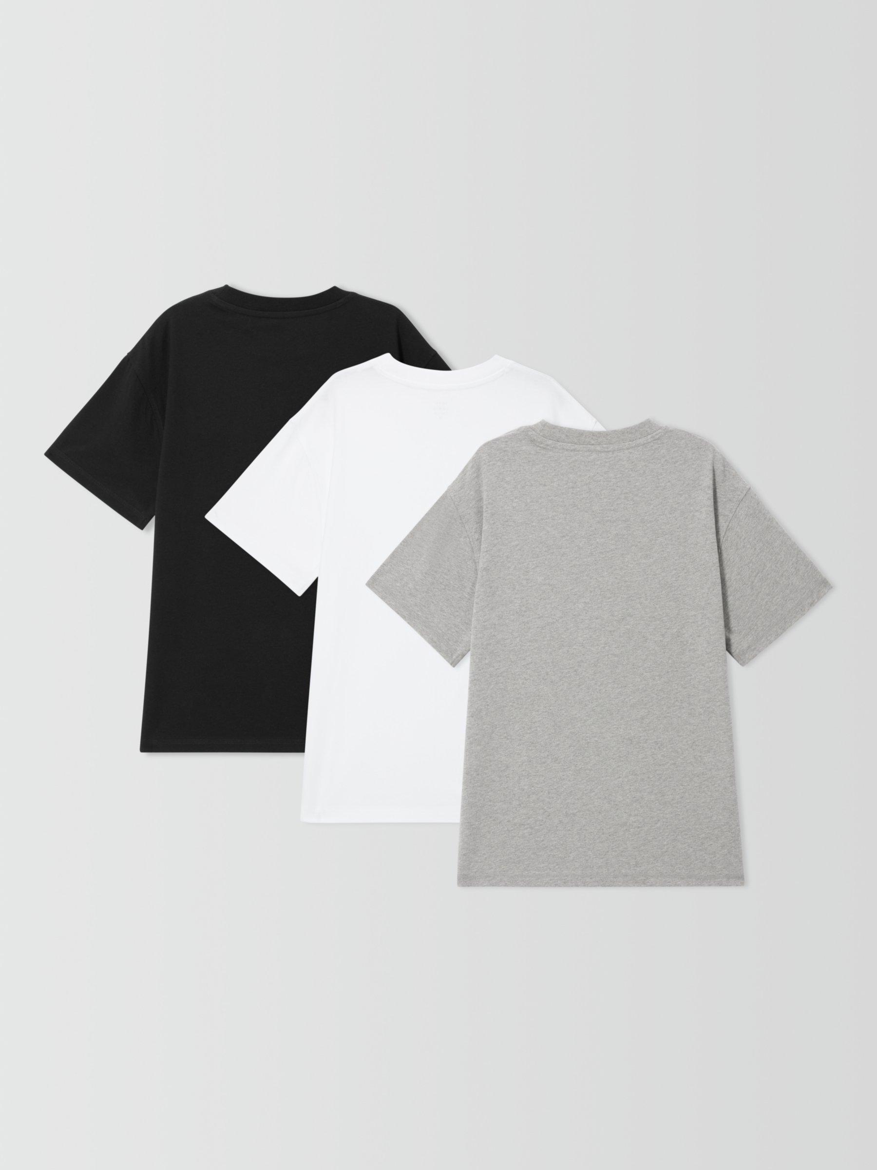 Product image 4 of 8, which shows John Lewis Kids' T-Shirts, Pack of 3, Multi, 13 years