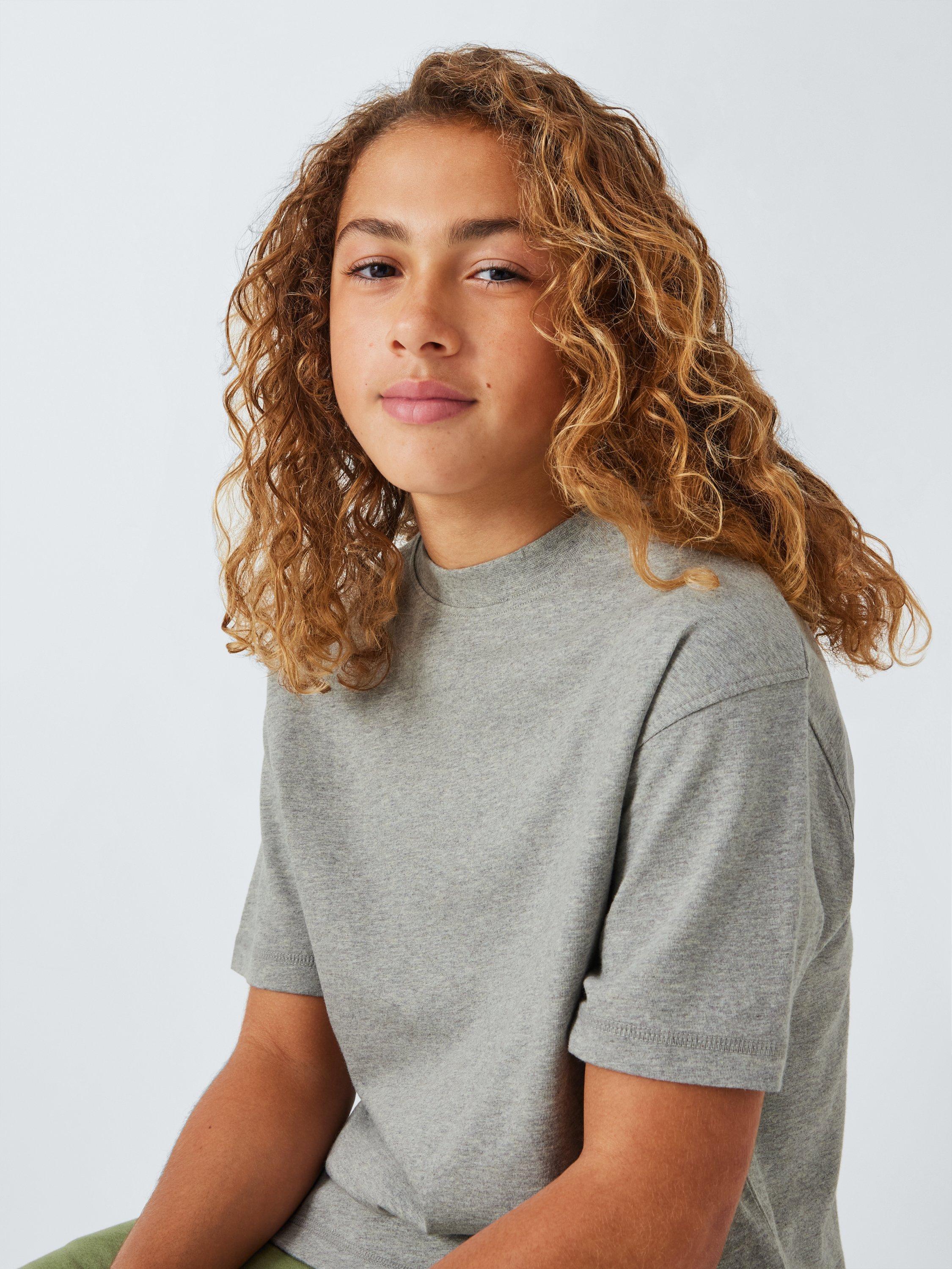 Product image 6 of 8, which shows John Lewis Kids' T-Shirts, Pack of 3, Multi, 13 years