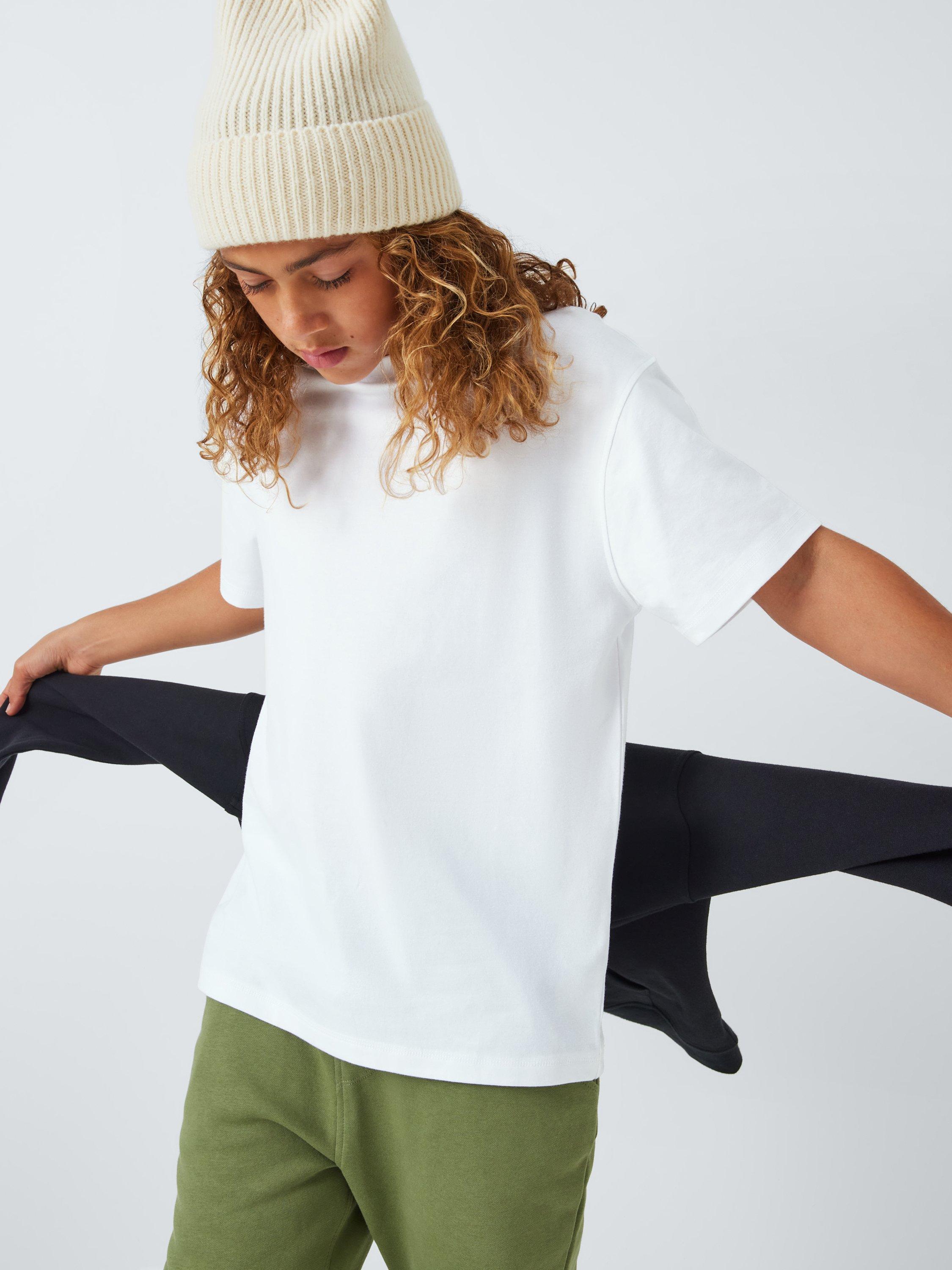 Product image 7 of 8, which shows John Lewis Kids' T-Shirts, Pack of 3, Multi, 13 years