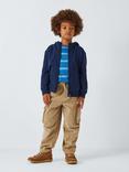 John Lewis Kids' Zip Through Hoodie, Blue