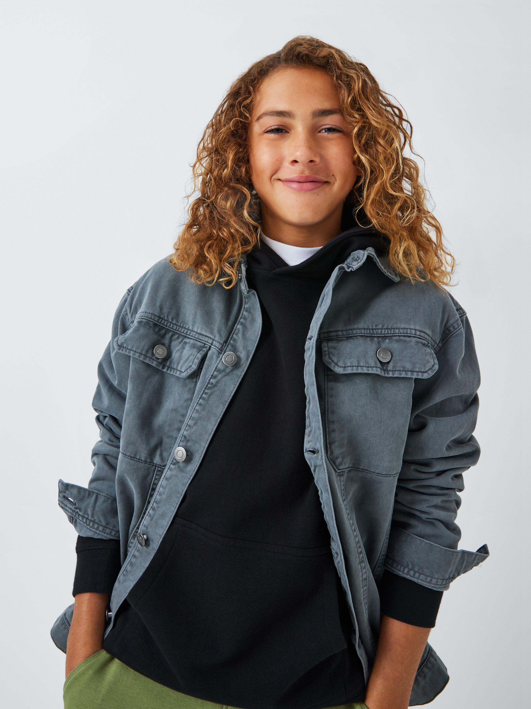 Product image 4 of 7, which shows John Lewis Kids' Hoodie, Black, 11 years