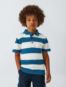 John Lewis Kids' Cotton Short Sleeve Polo Shirt, Pack of 2, Multi - view 2, Multi