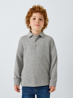 John Lewis Kids' Pique Cotton Polo Shirts, Pack of 2, Multi - view 2, Multi