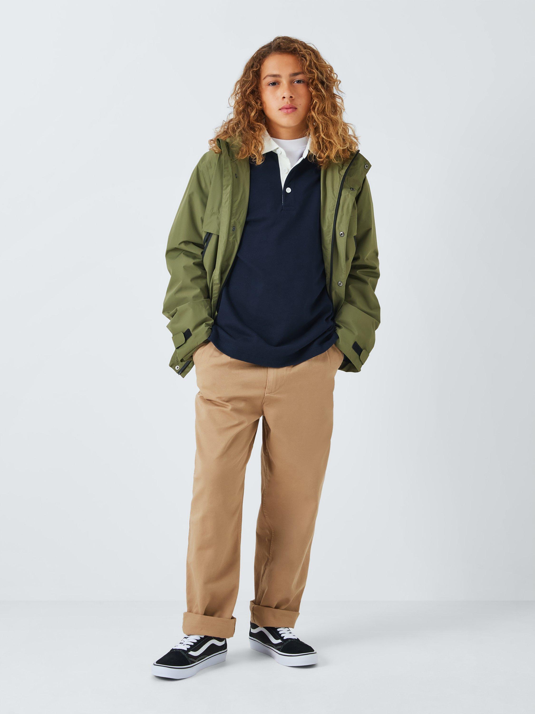Product image 2 of 7, which shows John Lewis Kids' Rugby Top, Navy, 10 years