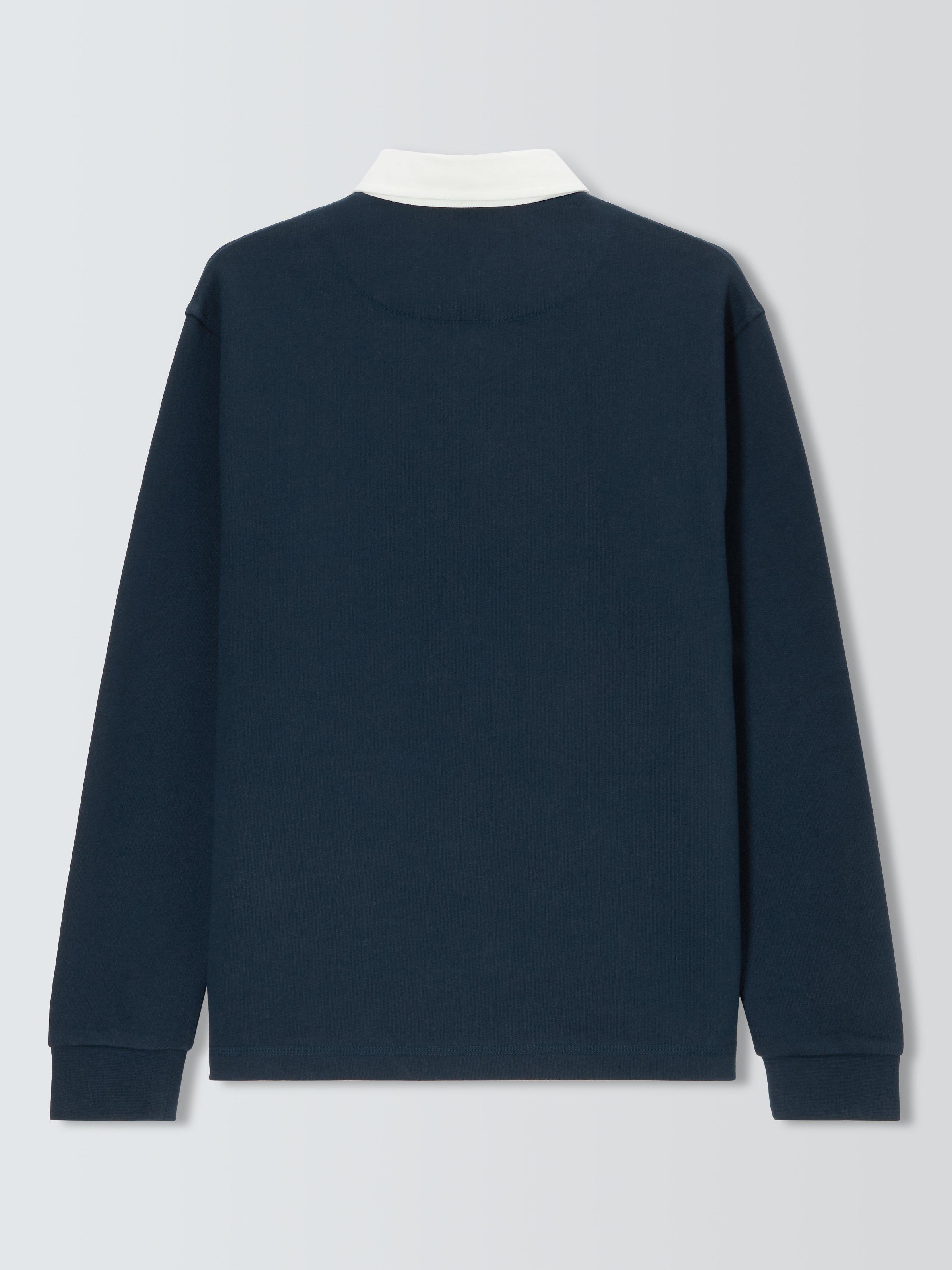 Product image 7 of 7, which shows John Lewis Kids' Rugby Top, Navy, 10 years