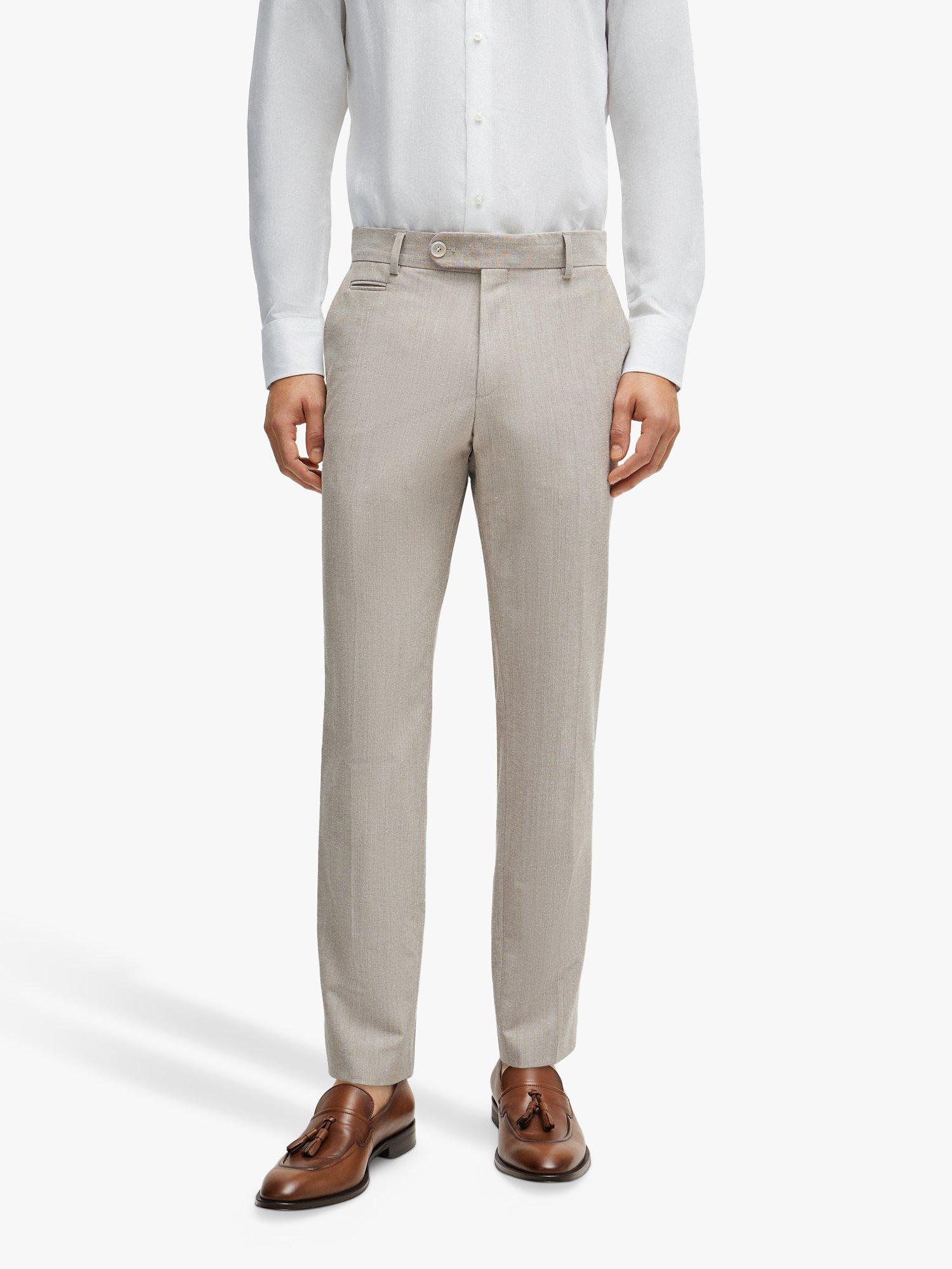 BOSS H-Genius 242 Trousers, Medium Beige