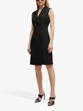 BOSS Dekava Tuxedo Sleeveless Dress, Black