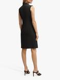 BOSS Dekava Tuxedo Sleeveless Dress, Black