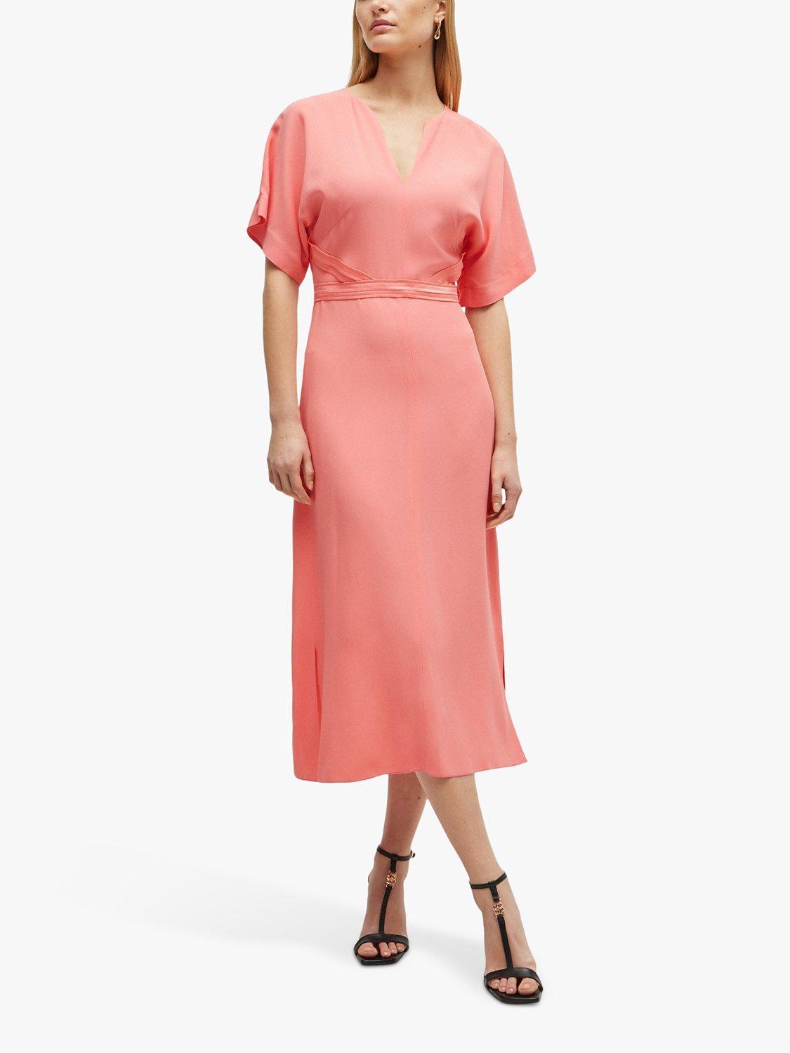 John lewis coral dress best sale