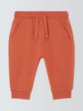 John Lewis ANYDAY Baby Cotton Joggers, Orange