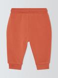 John Lewis ANYDAY Baby Cotton Joggers, Orange