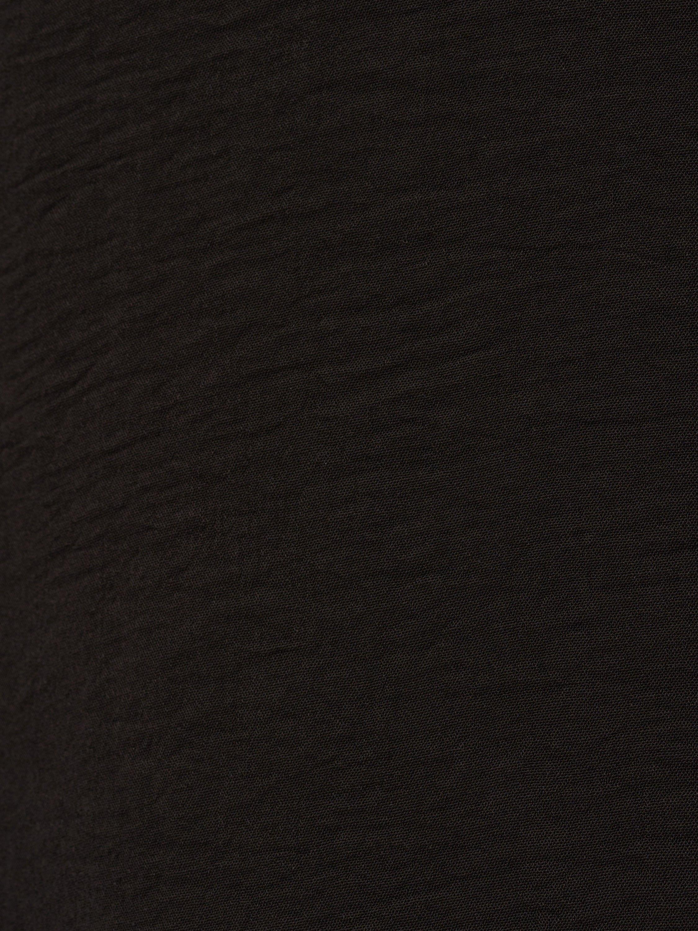 Product image 6 of 6, which shows Adrianna Papell Textured Wide Leg Pull On Trousers, Black, M