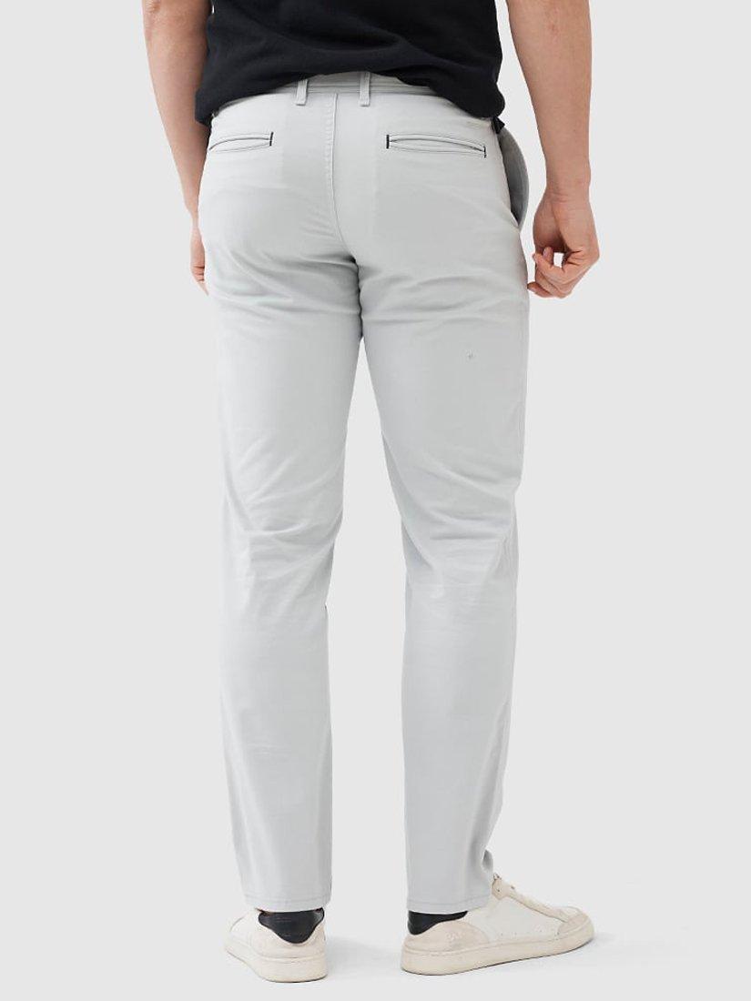 Product image 3 of 6, which shows Rodd & Gunn Thomas Road Stretch Cotton Custom Fit Chino Trousers, Pebble, 28S