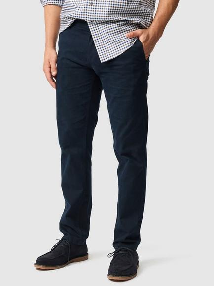 Rodd & Gunn Thomas Road Stretch Cotton Custom Fit Chino Trousers, Midnight
