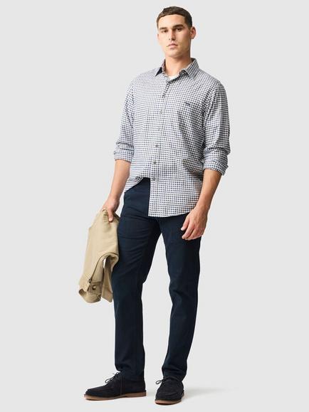 Rodd & Gunn Thomas Road Stretch Cotton Custom Fit Chino Trousers - view 2, Midnight