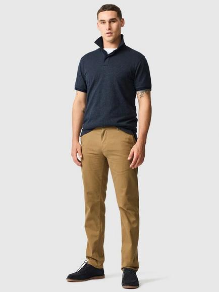Rodd & Gunn Thomas Road Stretch Cotton Custom Fit Chino Trousers - view 2, Camel