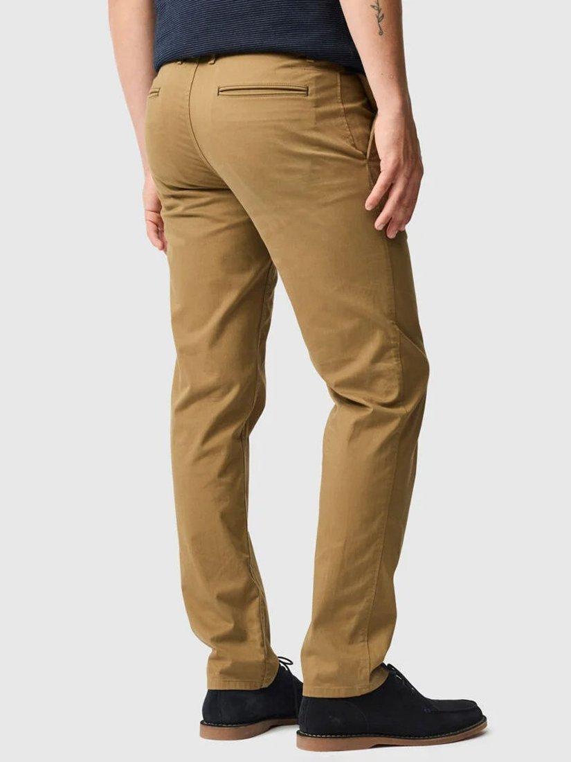 Product image 3 of 7, which shows Rodd & Gunn Thomas Road Stretch Cotton Custom Fit Chino Trousers, Camel, 28S