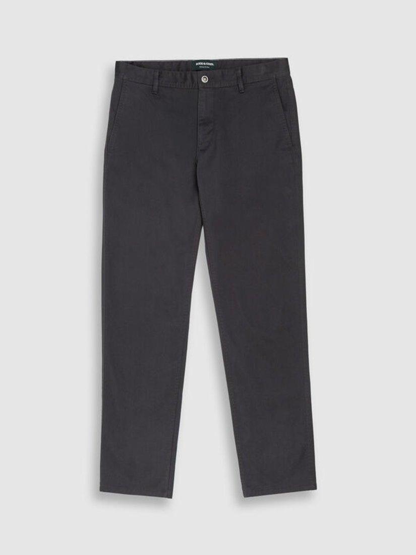 Product image 4 of 6, which shows Rodd & Gunn Thomas Road Stretch Cotton Custom Fit Chino Trousers, Coal, 28S