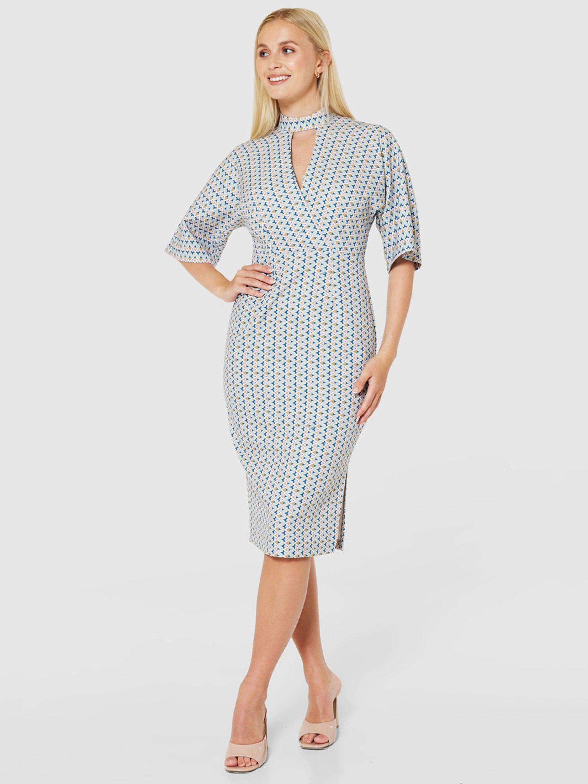 Closet London Kimono Pencil Knee Length Dress
