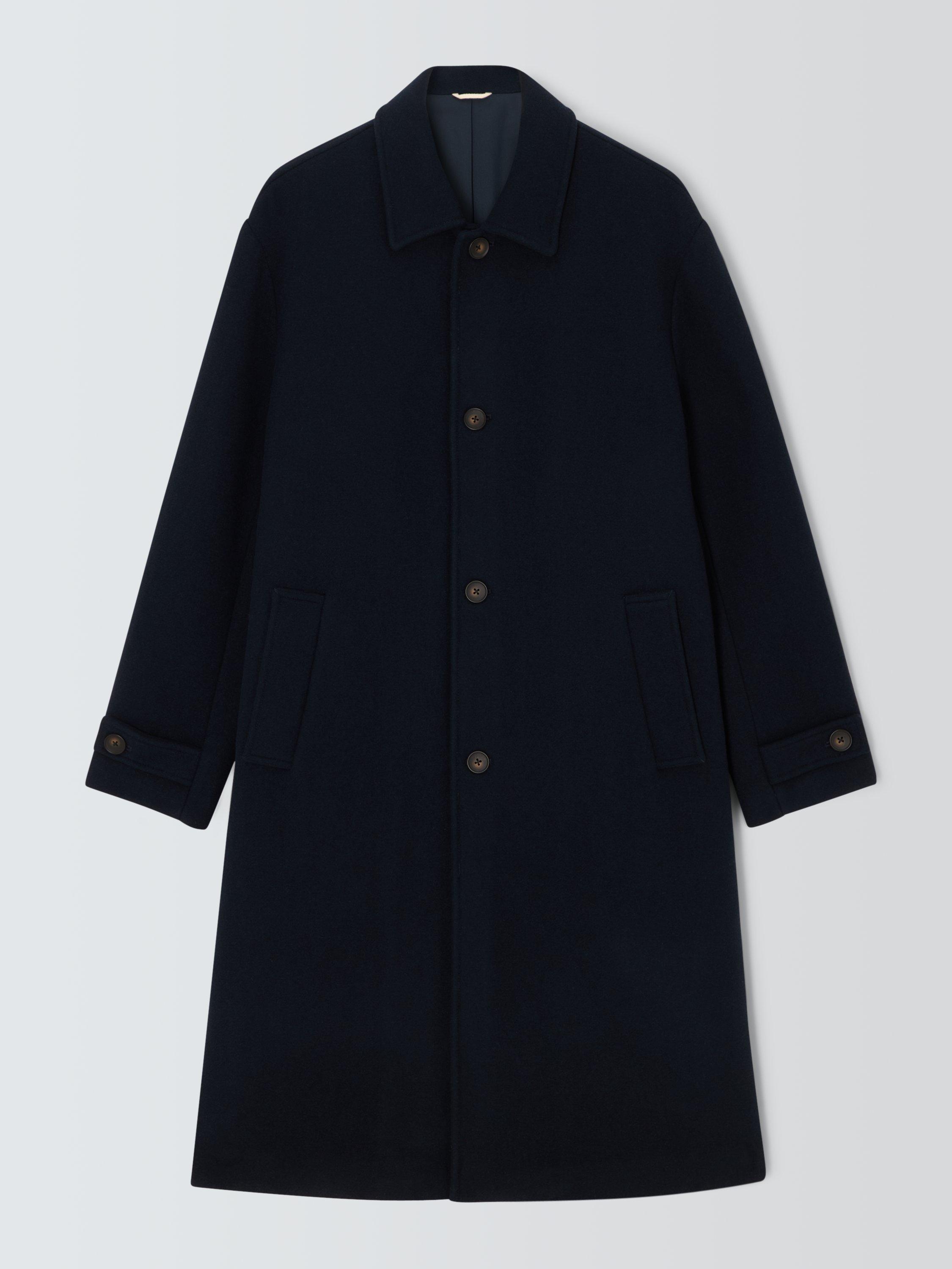 John Lewis Wool Blend Overcoat