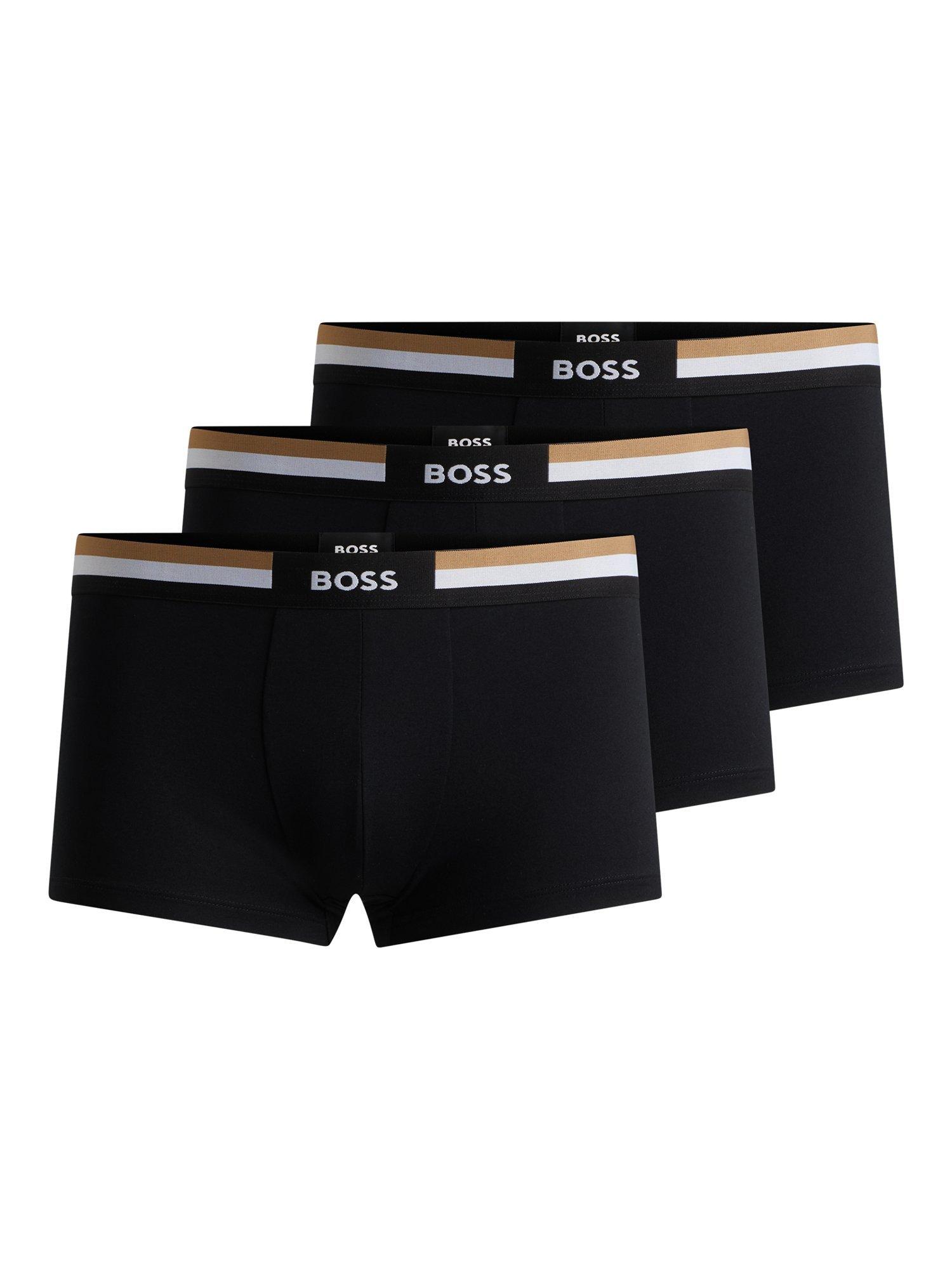 BOSS Motion Trunks, Pack of 3, Black