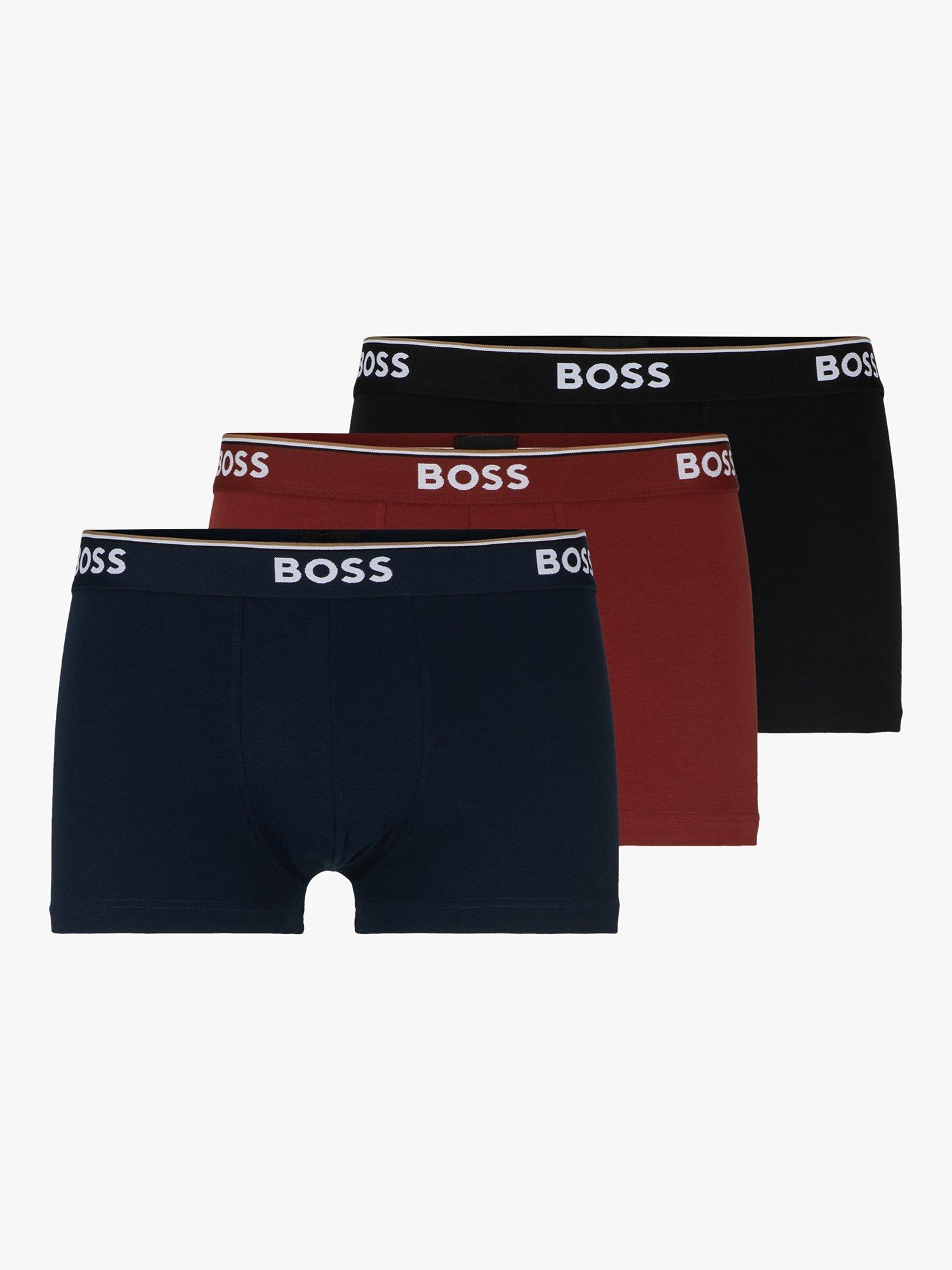 BOSS Essential Everyday Trunks, Pack of 3, Multi