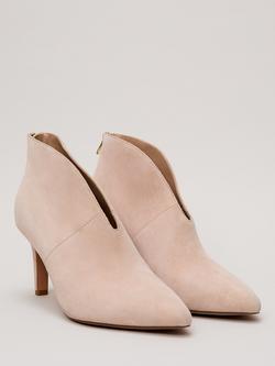 Phase Eight Cut Out Suede Shoe Boots - view 2, Neutral