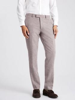 Moss Slim Fit Donegal Trousers, Stone