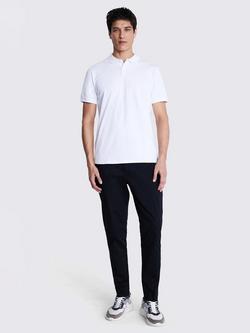 Moss Pique Short Sleeve Polo Shirt - view 2, White