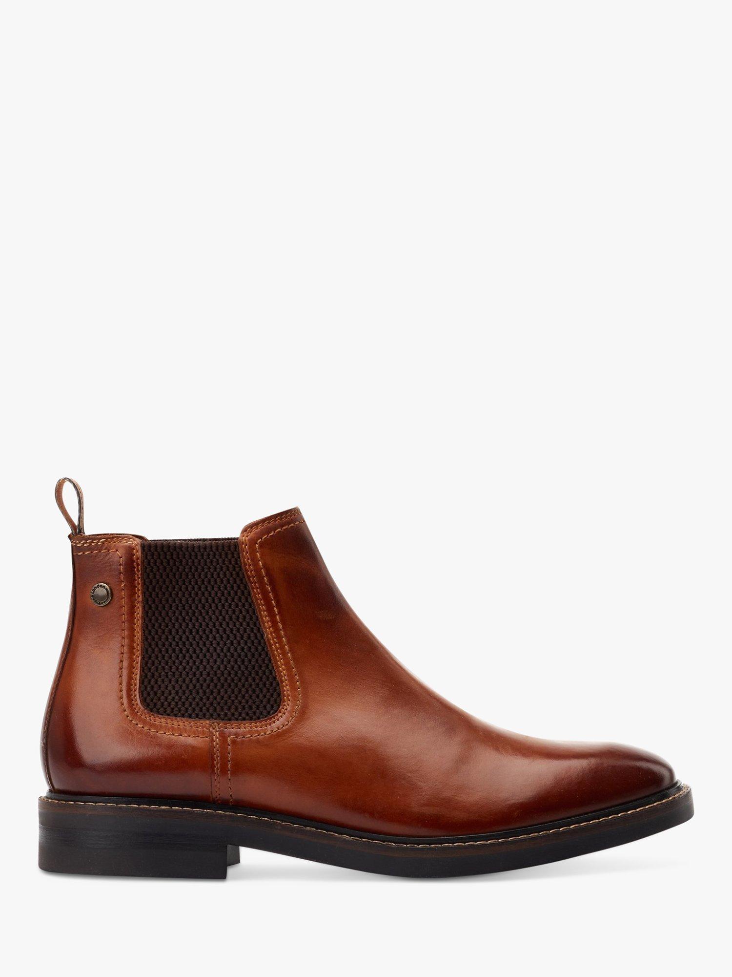 Base London Portland Leather Chelsea Boots, Tan