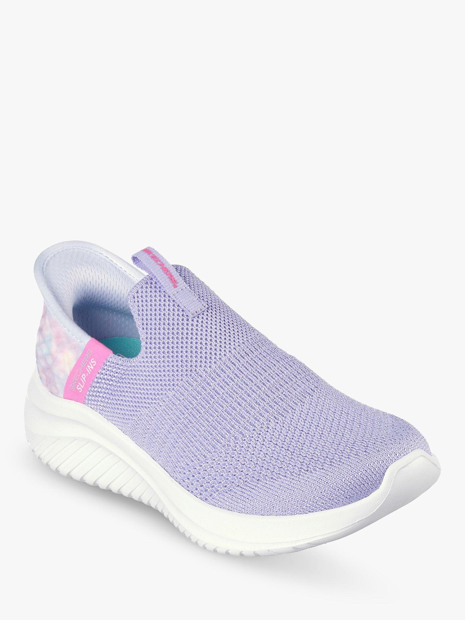 Product image 2 of 4, which shows Skechers Kids' Ultra Flex 3.0 Colory Wild Slip-Ins Trainers, Purple, 1.5