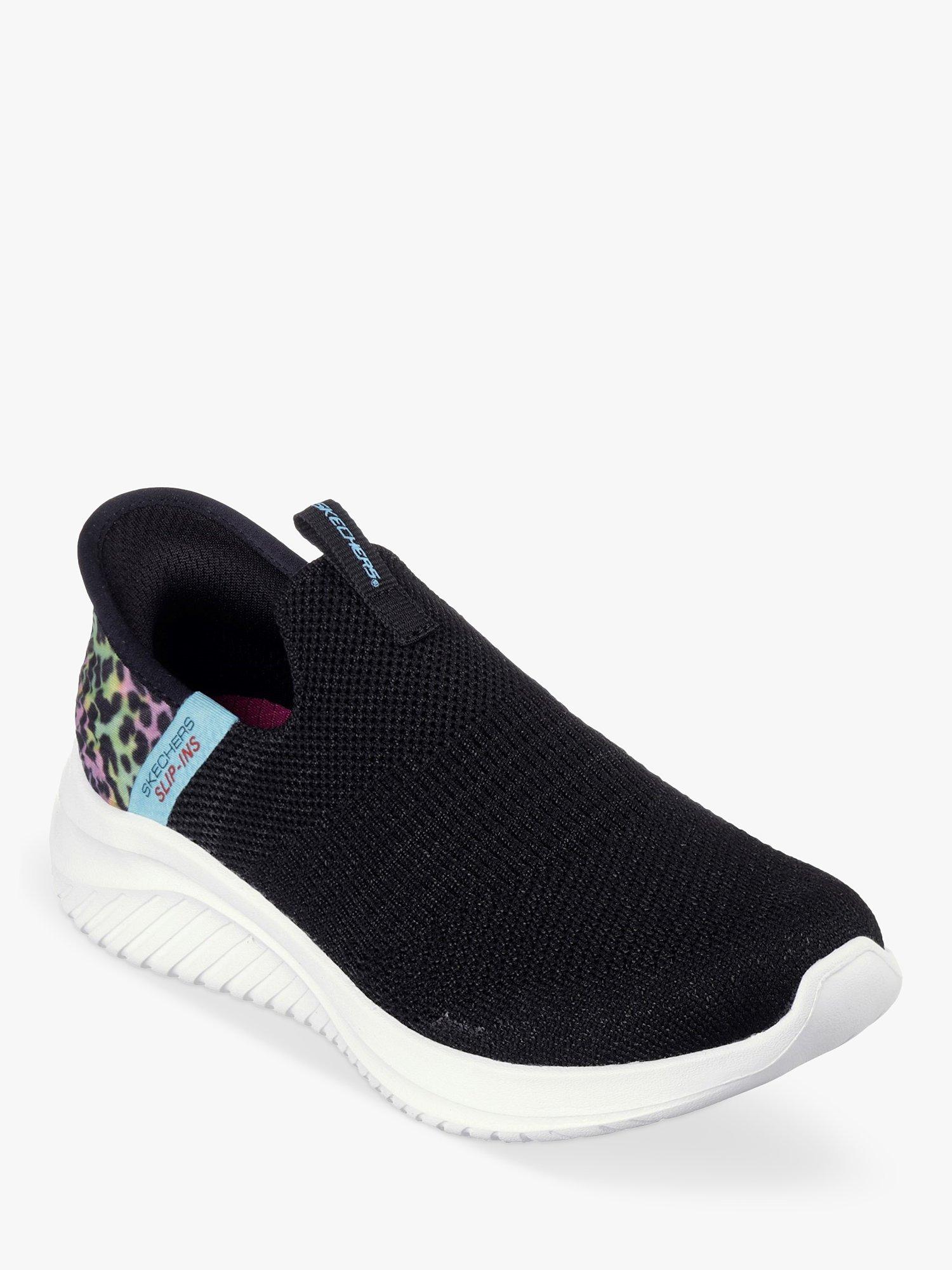 Product image 2 of 4, which shows Skechers Kids' Ultra Flex 3.0 Colory Wild Slip-Ins Trainers, Black, 1.5
