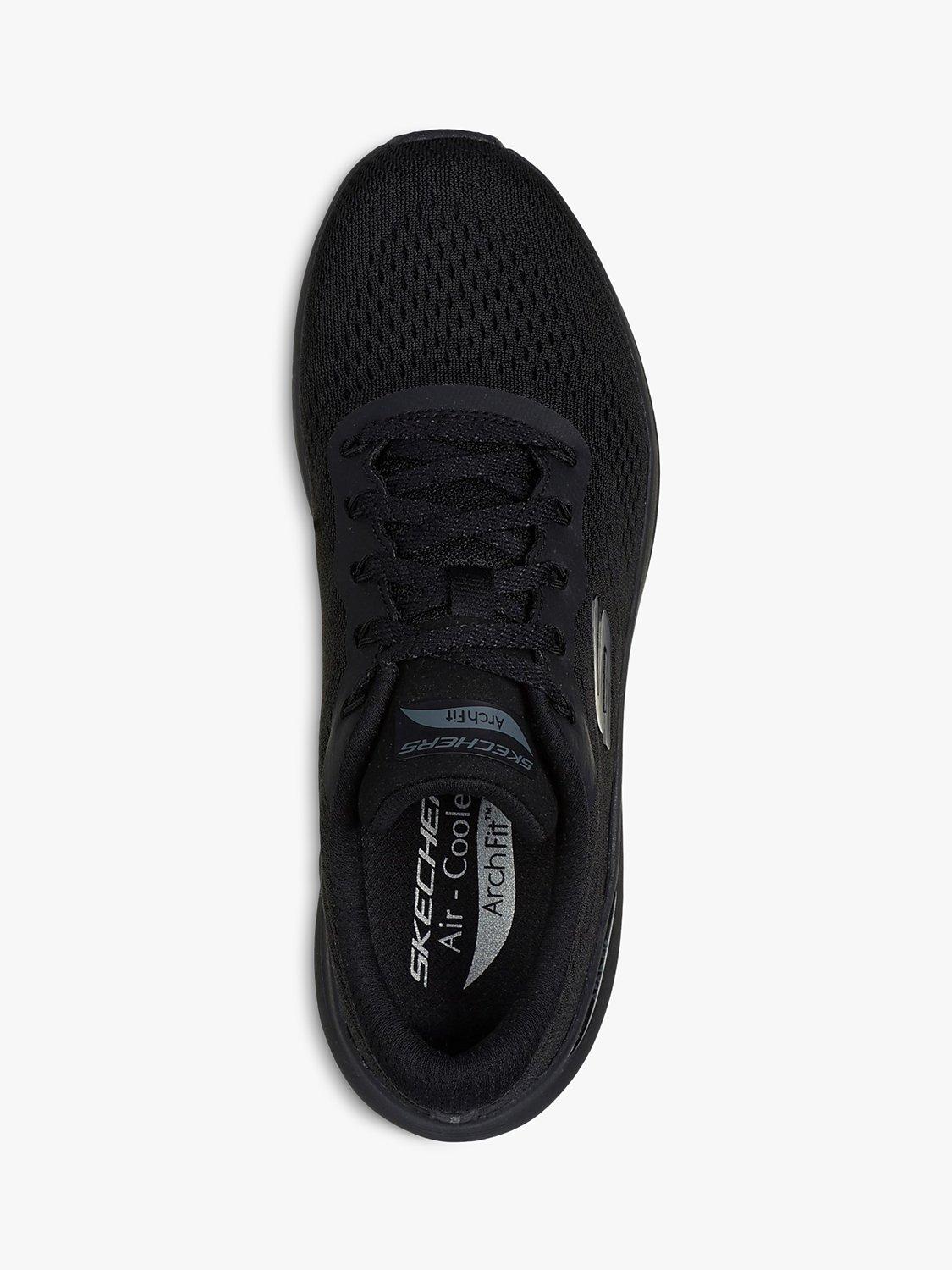 Product image 4 of 4, which shows Skechers Vegan Arch Fit 2.0 Big League Trainers, Black, 3