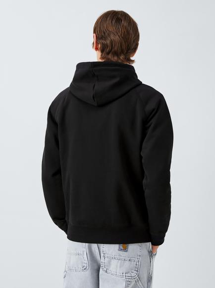 Carhartt WIP Chase Regular Fit Hoodie, Black - view 2, Black / Gold
