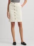 Lauren Ralph Lauren Gralibbe Denim Skirt, Cream